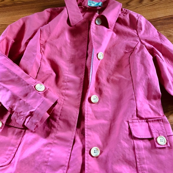 Pink Cotton Rain Trench coat - Picture 5 of 8